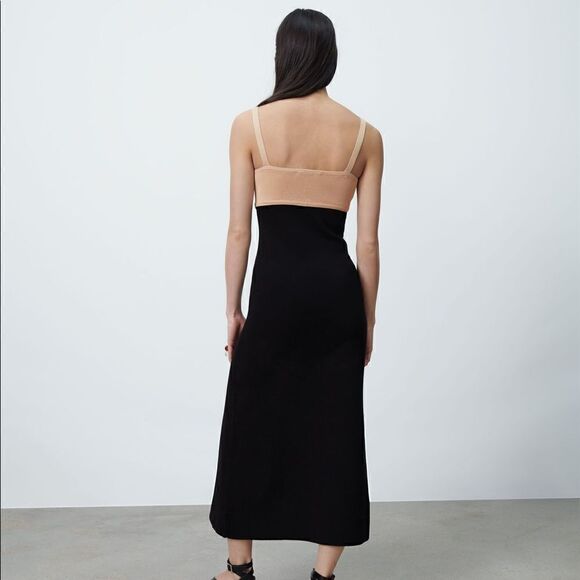 Zara knit midi dress size medium - Picture 4 of 14